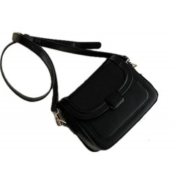 Retro small bags Women's Small square bag simple all-match shoulder messenger bag Black $11.97 Shoulder Bags