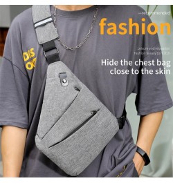 2024 NEW Anti Theft Travel Bag Slim Sling Bag Crossbody Travel Bags for Women Men， Anti Theft Bag Violet Left Shoulder $10.80...