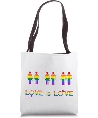 LGBT Gay Pride Rainbow Flag LGBTQ Tote Bag $15.07 Totes