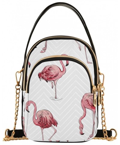 Joko lvery Flamingo Cross Body Purse Chain Shoulder Bag Handbag Crossbody Bags for Work Gifts Women $10.78 Crossbody Bags