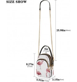 Joko lvery Flamingo Cross Body Purse Chain Shoulder Bag Handbag Crossbody Bags for Work Gifts Women $10.78 Crossbody Bags