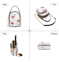 Joko lvery Flamingo Cross Body Purse Chain Shoulder Bag Handbag Crossbody Bags for Work Gifts Women $10.78 Crossbody Bags