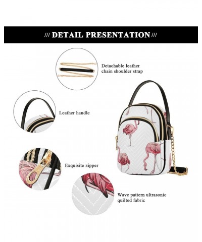 Joko lvery Flamingo Cross Body Purse Chain Shoulder Bag Handbag Crossbody Bags for Work Gifts Women $10.78 Crossbody Bags