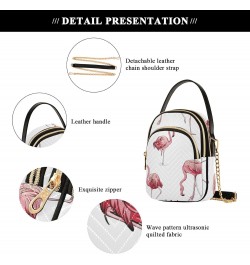 Joko lvery Flamingo Cross Body Purse Chain Shoulder Bag Handbag Crossbody Bags for Work Gifts Women $10.78 Crossbody Bags