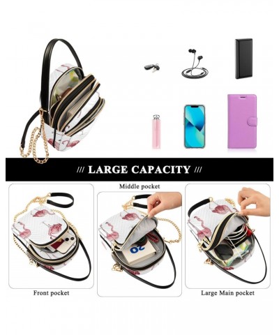 Joko lvery Flamingo Cross Body Purse Chain Shoulder Bag Handbag Crossbody Bags for Work Gifts Women $10.78 Crossbody Bags