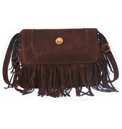 Fringe Crossbody Bag for Women Vintage Messenger Bag Suede Hobo Purse Flap Satchel Shoulder Bag Bohemian Handbag Coffee $36.6...