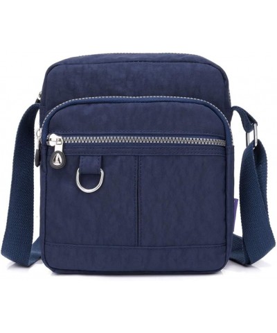 Casual Nylon Purse Handbag Crossbody Bag Waterproof Shoulder Bag for Women (Black) Dark Blue $22.79 Totes