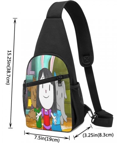 Crossbody Chest Bag Elinor Cartoon Wonders Movie Why Sling Backpack Shoulder Bag Waist Bags Travel Hiking Sport Daypack Walle...