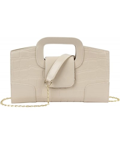 Top Handle Satchel Women Vintage Flap Tote Clutch Handbag Crossbody Shoulder Bag Purse Exquisite-white $24.35 Totes