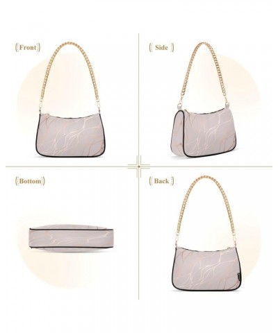 Shoulder Bags for Women Colorful Marble Texture Hobo Tote Handbag Small Clutch Purse with Zipper Closure Multi09 $18.28 Shoul...