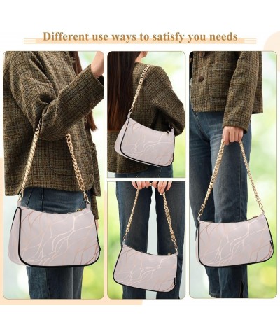 Shoulder Bags for Women Colorful Marble Texture Hobo Tote Handbag Small Clutch Purse with Zipper Closure Multi09 $18.28 Shoul...