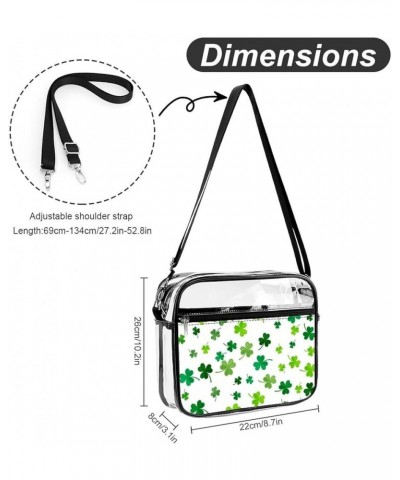 Clear Shoulder Handbag Fashion Waterproof Shoulder Bag With Adjustable Strap Color804 $13.72 Totes