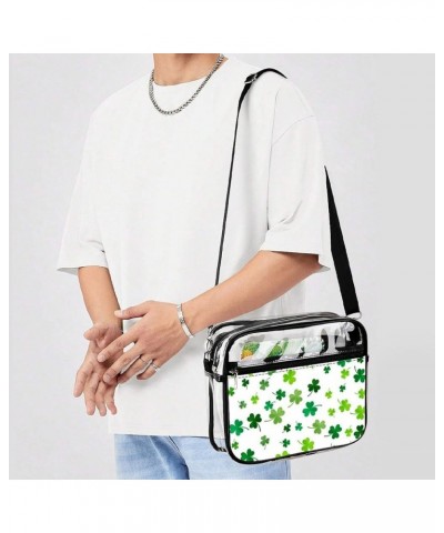 Clear Shoulder Handbag Fashion Waterproof Shoulder Bag With Adjustable Strap Color804 $13.72 Totes