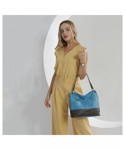 Hobo Bag Purses and Handbags for Women Top Handle Handbags with Pockets Zipper *Turquoise $14.24 Totes