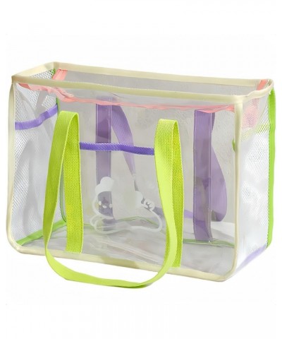 Clear Bag for Stadium Events Tote Bag for Women PVC Purse Cute Large Clear Messenger Purse Concerts Sports Festivals (Green) ...