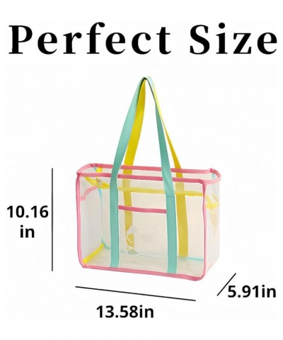 Clear Bag for Stadium Events Tote Bag for Women PVC Purse Cute Large Clear Messenger Purse Concerts Sports Festivals (Green) ...