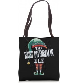 Right Defenseman Elf Christmas Group Xmas Pajama Party Tote Bag $13.66 Totes