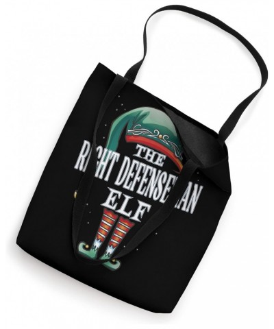 Right Defenseman Elf Christmas Group Xmas Pajama Party Tote Bag $13.66 Totes