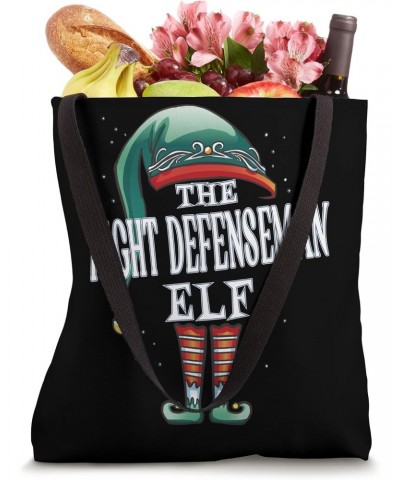 Right Defenseman Elf Christmas Group Xmas Pajama Party Tote Bag $13.66 Totes