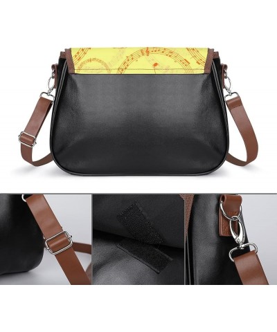 Fashion Crossbody Bags Women's Shoulder Bags Classic City Leather Satchels Hobo Bags American Flag Color10 $21.92 Hobo Bags