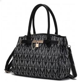 Tote Bag for Women, Vegan Leather Pocketbook Top-Handle Crossover Purse Handbag Wilma Black $31.34 Totes