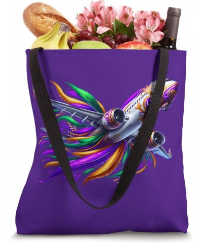 Mardi Gras Bound on Airplane, Let the Party Begin! Tote Bag $12.96 Totes