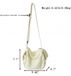 Women's Canvas Crossbody Bag Shoulder Bag Shopping Bag Casual Hobo Bag Green $12.18 Hobo Bags