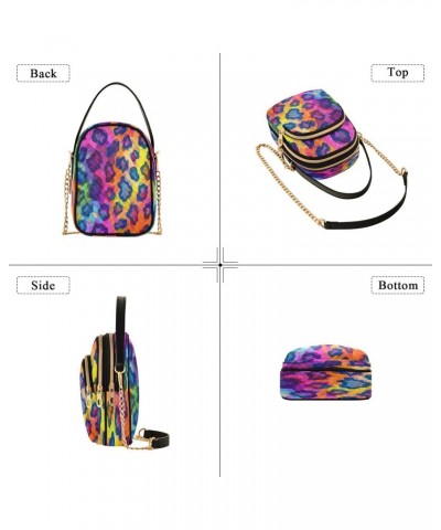 Quilted Crossbody Bags for Women,Leopard Women's Crossbody Handbags Small Travel Purses Phone Bag46 $10.34 Crossbody Bags