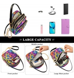 Quilted Crossbody Bags for Women,Leopard Women's Crossbody Handbags Small Travel Purses Phone Bag46 $10.34 Crossbody Bags