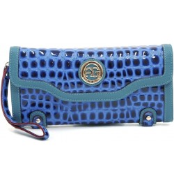 By Dasein Women Croco Embossed Clutch Wallet Purse (280 Red) 290 Blue $8.83 Clutches