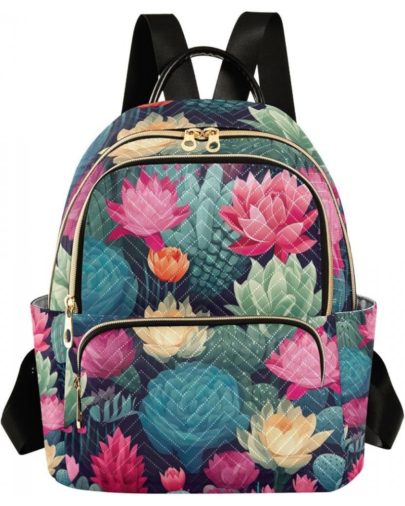 Cactus Flowers Backpack Purse for Women Ladies Fashion Travel MiniShoulder Bags Back Pack HandBag Lady Gifts,M Medium $19.59 ...