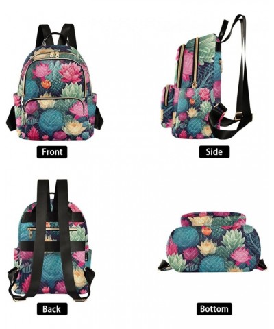 Cactus Flowers Backpack Purse for Women Ladies Fashion Travel MiniShoulder Bags Back Pack HandBag Lady Gifts,M Medium $19.59 ...