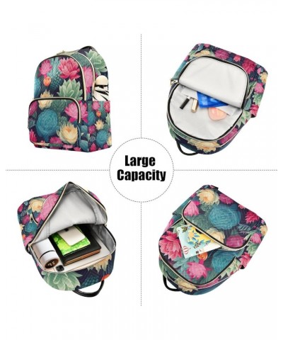 Cactus Flowers Backpack Purse for Women Ladies Fashion Travel MiniShoulder Bags Back Pack HandBag Lady Gifts,M Medium $19.59 ...