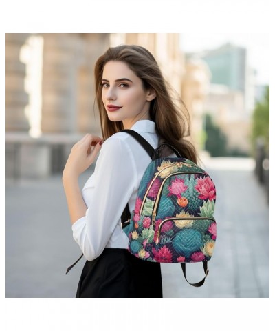 Cactus Flowers Backpack Purse for Women Ladies Fashion Travel MiniShoulder Bags Back Pack HandBag Lady Gifts,M Medium $19.59 ...