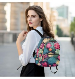 Cactus Flowers Backpack Purse for Women Ladies Fashion Travel MiniShoulder Bags Back Pack HandBag Lady Gifts,M Medium $19.59 ...