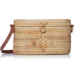 Rattan Shoulder Bag Oval 47-4086 Oval $43.53 Shoulder Bags