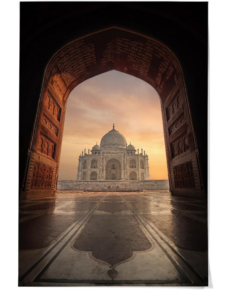 36x54 Inch Giclee Art Print Wall Decor, Taj Mahal, India $45.00 Totes