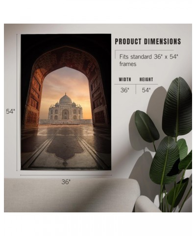 36x54 Inch Giclee Art Print Wall Decor, Taj Mahal, India $45.00 Totes