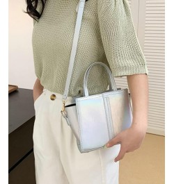 Tote Handbag for Women Shiny Faux Leather Shoulder Bag Trendy Crossbody Bag Hobo Bag Purse Satchel C $37.86 Totes