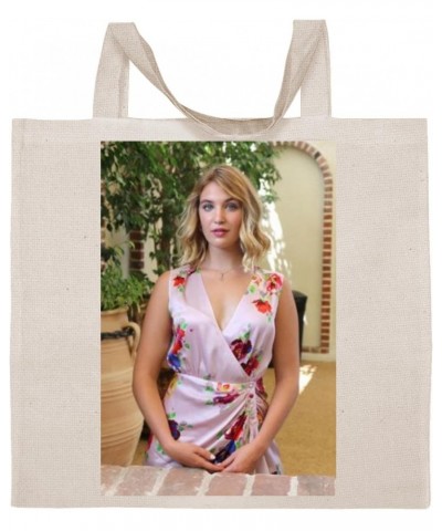 Sophie Nelisse - Cotton Photo Canvas Grocery Tote Bag IDPP1034662 $17.48 Totes