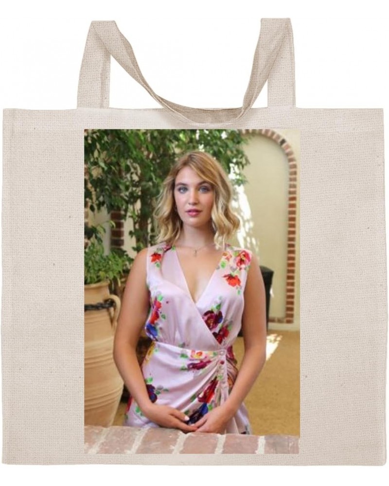 Sophie Nelisse - Cotton Photo Canvas Grocery Tote Bag IDPP1034662 $17.48 Totes