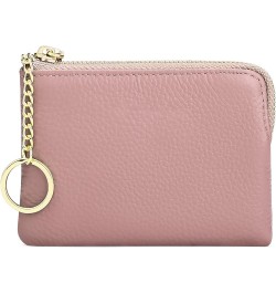 Coin Purse for Women Leather Card Holder Change Pouch Small RFID Blocking Wallet A-Pink $9.89 Wallets