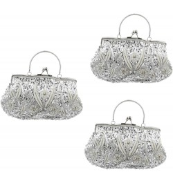 2 Pcs Dinner Bag Evening Clutch Bag Party Bag Sweet Color Clutch Loved Ones Clutch Daily Use Clutch Silverx3pcs $12.72 Evenin...