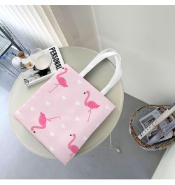 Flamingos Single Shoulder Fashion Canvas Tote Shopping Bags Handbags For Men And Women Flamingos29 $10.73 Totes