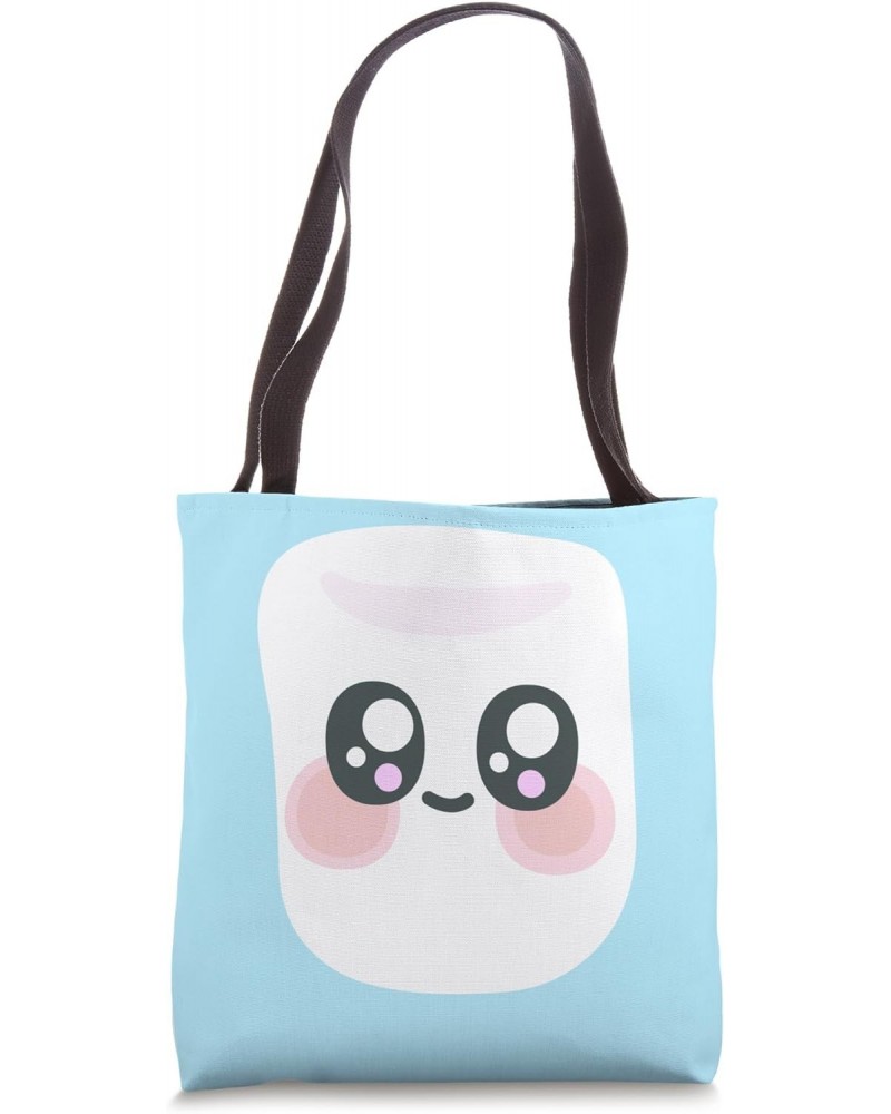 Kawaii marshmallow Tote Bag $12.41 Totes