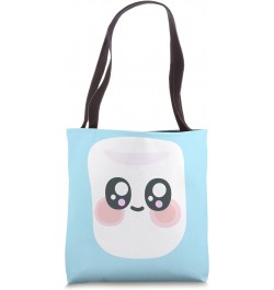 Kawaii marshmallow Tote Bag $12.41 Totes