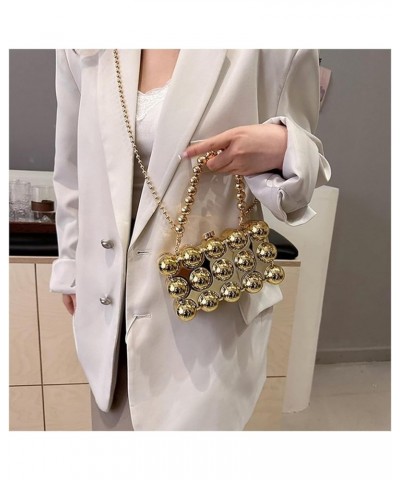 Women Acrylic Evening Clutch Box Purse Marble Handbag for Wedding Cocktail Party Banquet X-gold $21.31 Evening Bags