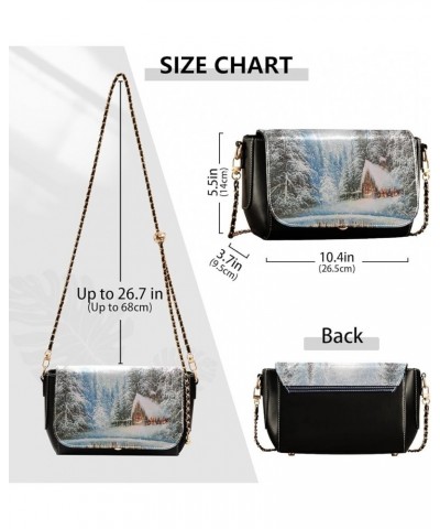 Crossbody Bags for Women Trendy Women's Black Shoulder Bag Small PU Leather Flap Cross Body Bag Handbags Pattern22 $23.36 Cro...