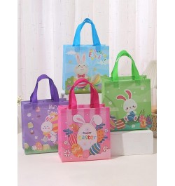 4pcs Easter Egg & Rabbit Pattern Gift Bag 1 Count (Pack of 1) Multicolor $16.48 Handbags