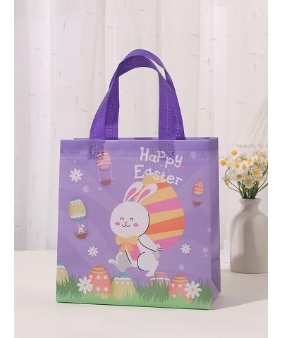 4pcs Easter Egg & Rabbit Pattern Gift Bag 1 Count (Pack of 1) Multicolor $16.48 Handbags